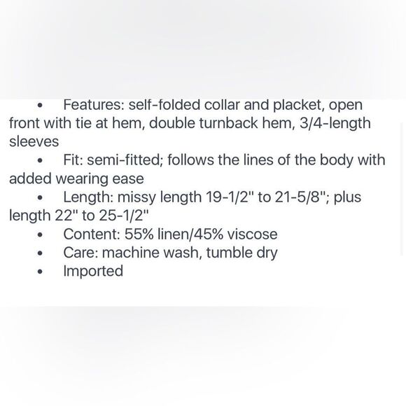 NWT Denim & Co Women’s Linen Blend Teal Green Ombre Shrug Cardig - Size XL - Picture 4 of 6